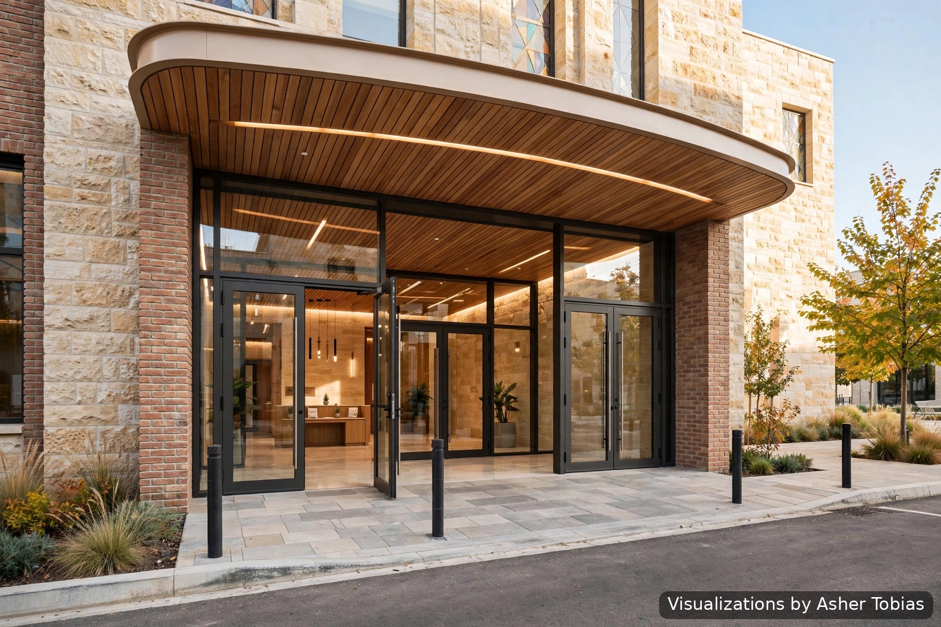 Main entry concept rendering